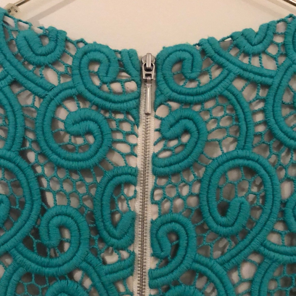 Elie Tahari Lolly Scroll Lace Dress GORGEOUS cocktail dress - Picture 4 of 8